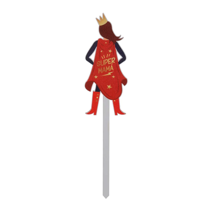 Art.12549 Pick Super Mamá 28x6.5cm 1pz