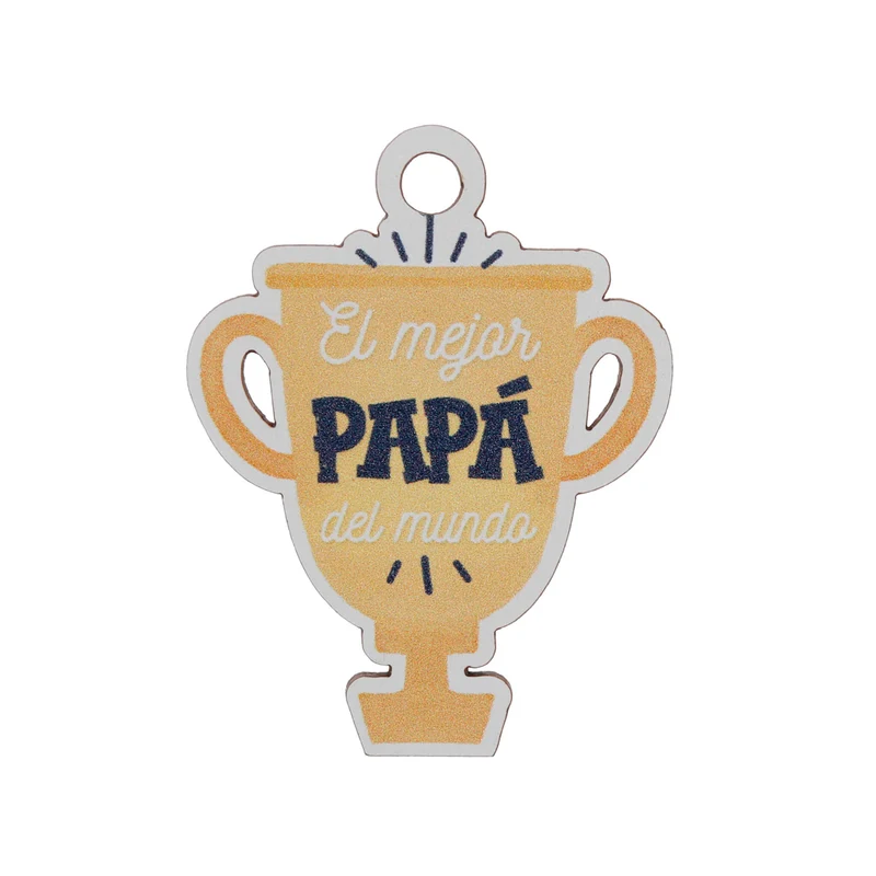 Art.12545 Llavero Papá 5.5x4.5cm 1pz