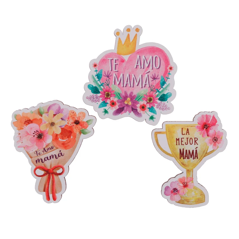 Art.12542 Figuritas Mamá 5cm (aprox) 3pz