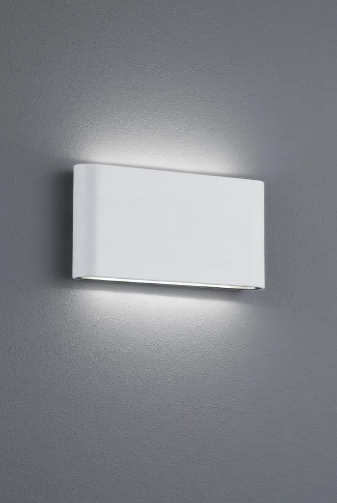 Aplique de exterior Trio Thames II LED 2 luces blanco mate 3000K arriba y abajo IP54 2