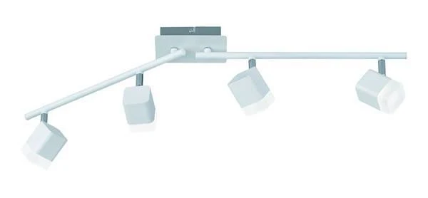 Trio Roubaix Foco LED de metal blanco mate R
