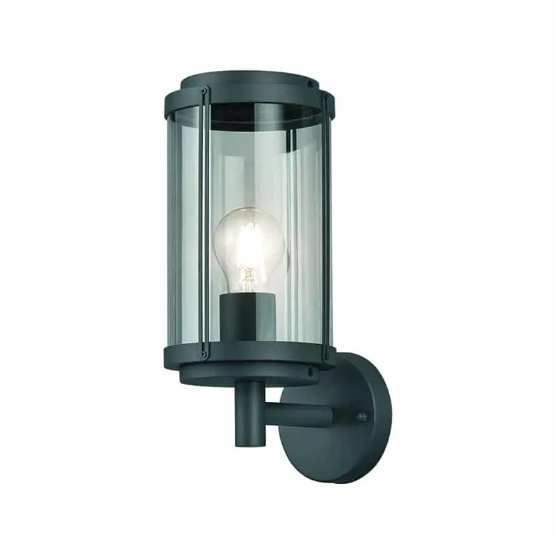 Aplique de exterior Trio Tanaro antracita IP44 32,5cm 2