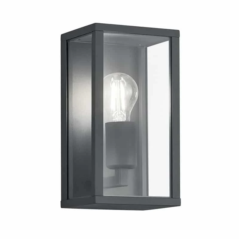 Aplique de exterior Trio Garonne antracita IP44 2