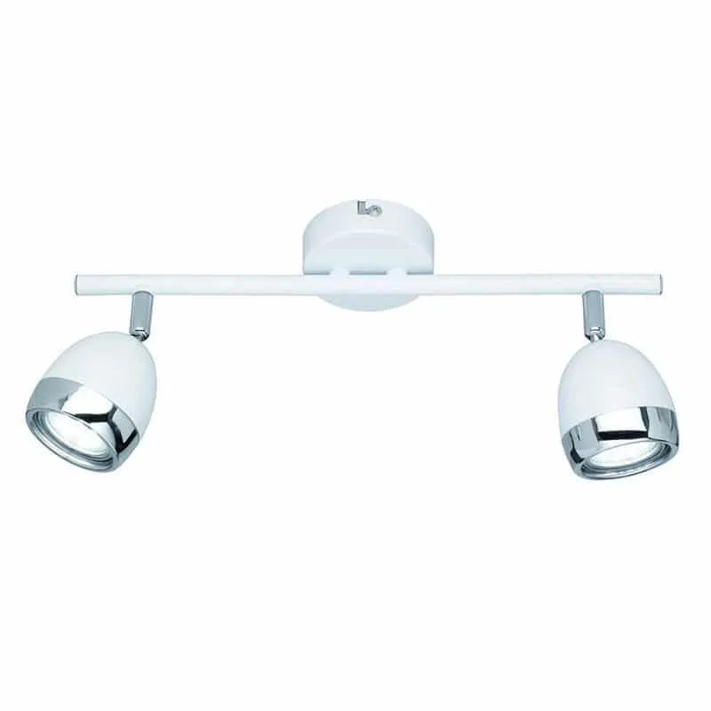 Trio Nantes Foco LED de metal blanco R