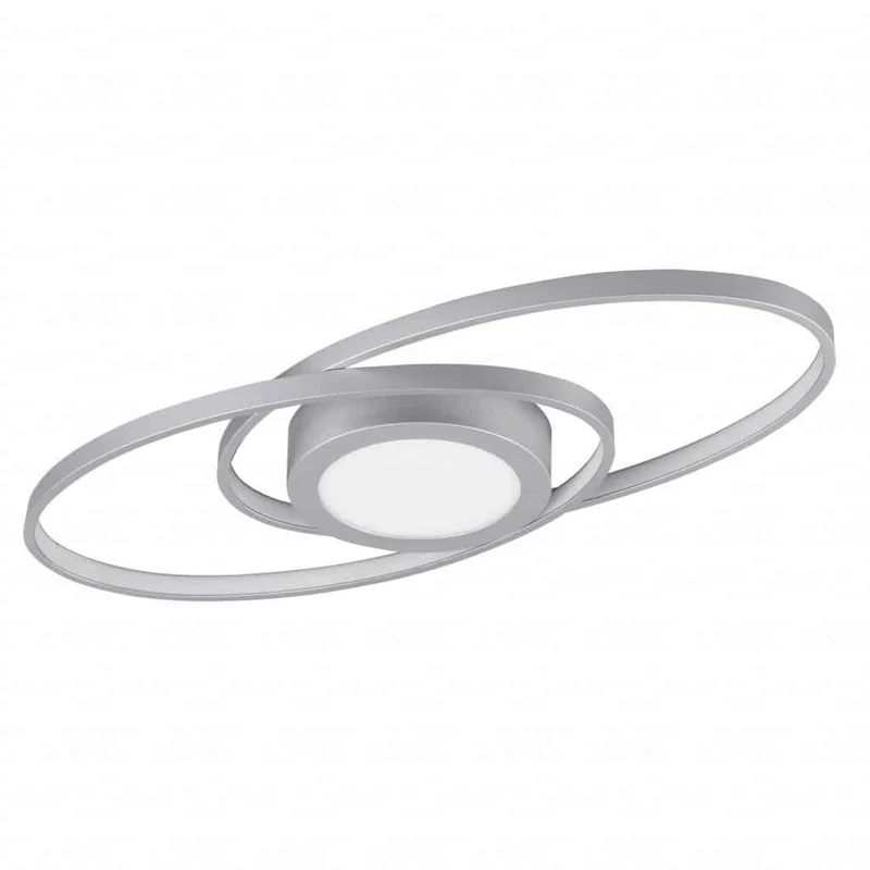 Plafón de techo Trio Galaxy LED titán 3000K regulable 57cm R