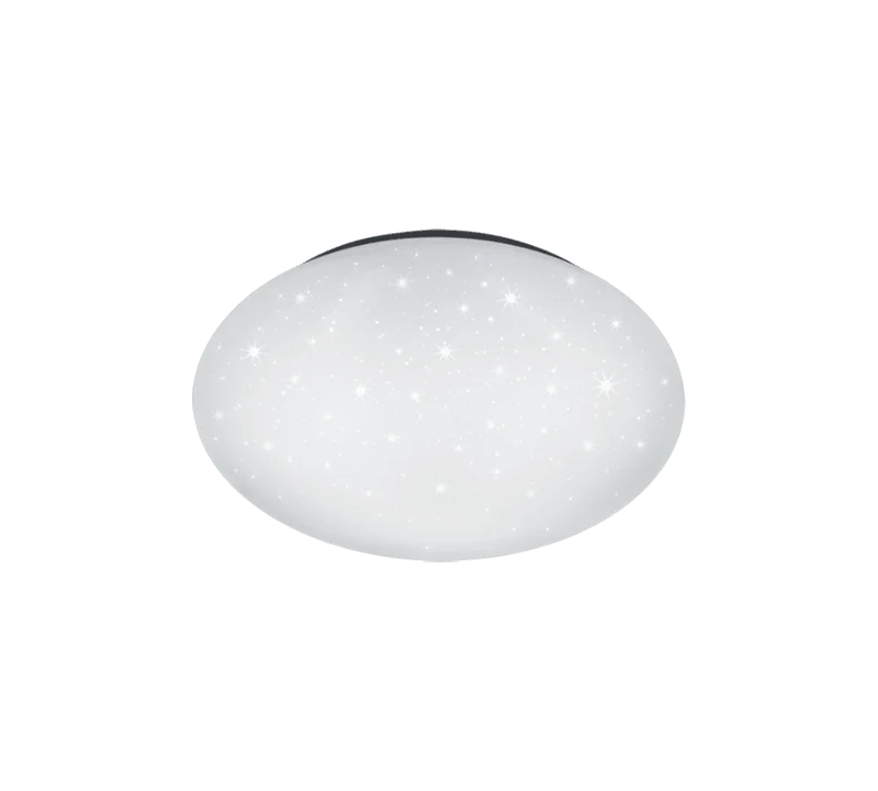 Plafón de techo Trio Lukida LED blanco CCT regulable con mando Ø38cm R para salón y comedor