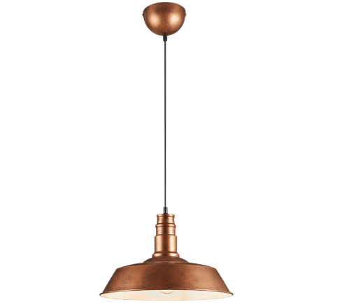 Lámpara de techo colgante Trio Will cobre antiguo 150cm R