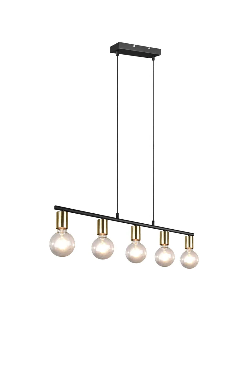 Trio Vannes Lámpara colgante de metal bronce mate R