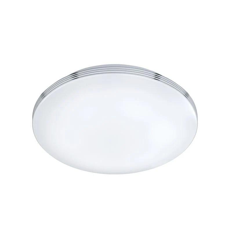 Plafón de baño Trio Apart LED cromo 3000K IP44 Ø35cm 6