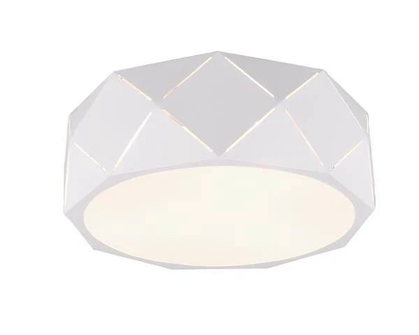Plafón de techo Trio Zandor 3 luces blanco mate Ø40cm 6