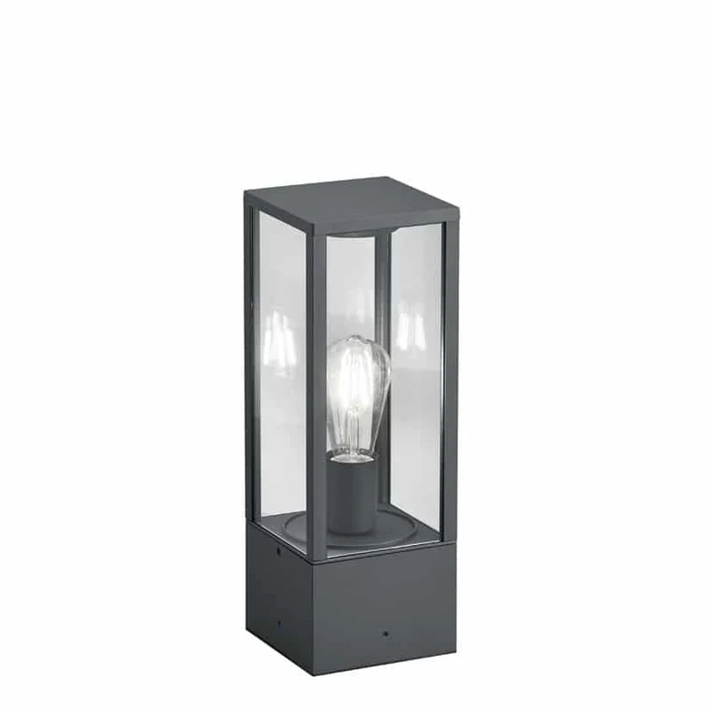 Baliza de exterior Trio Garonne antracita IP44 40cm 5