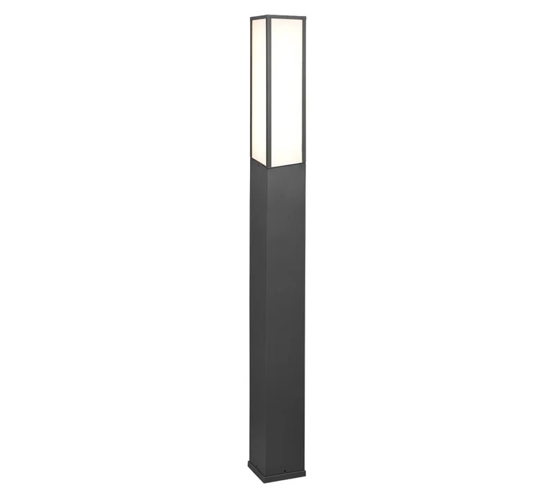 Baliza de exterior Trio Fuerte LED antracita 3000K IP54 155cm 4