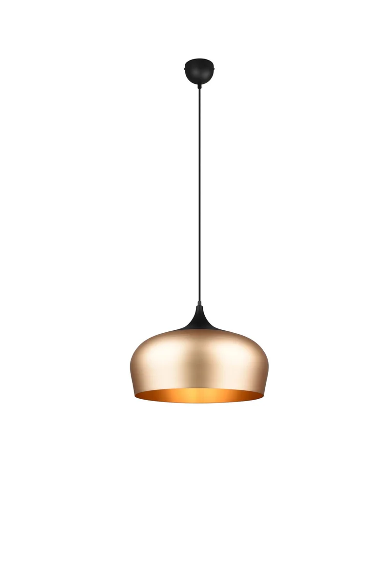 Lámpara de techo colgante Trio Chiron bronce mate 150cm 3