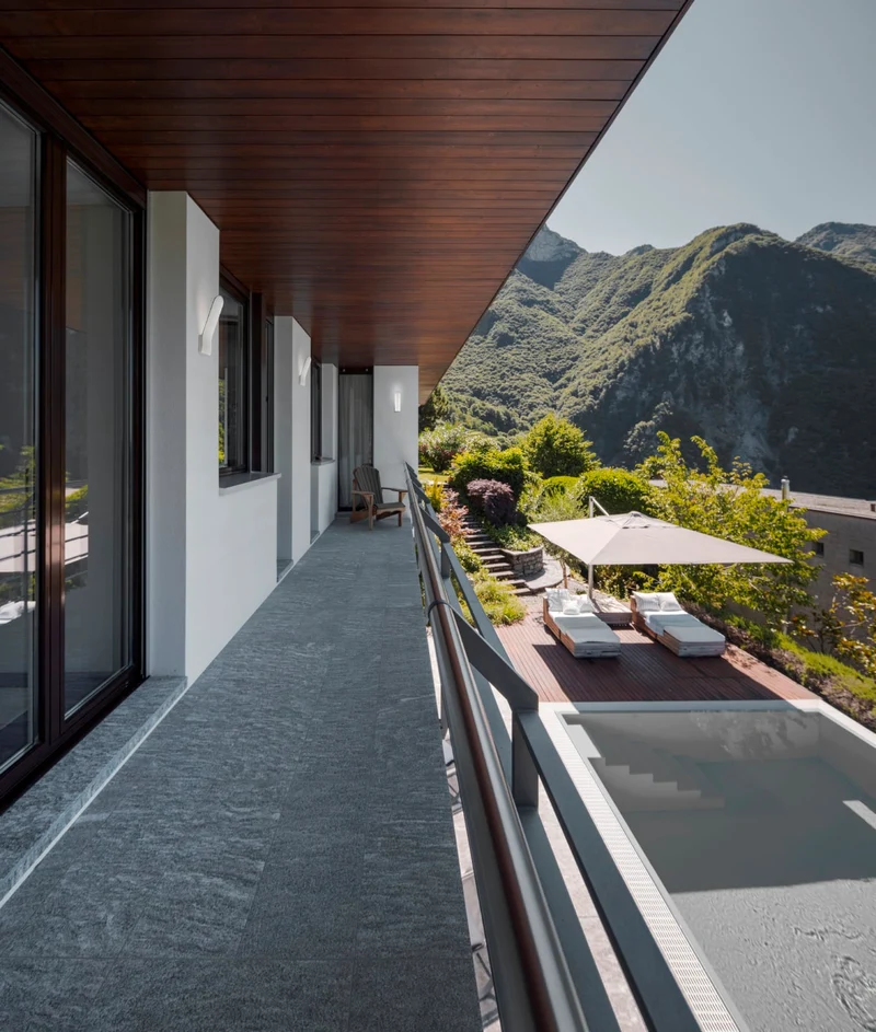 Mantra Andes Aplique exterior LED IP65 gris oscuro 8153