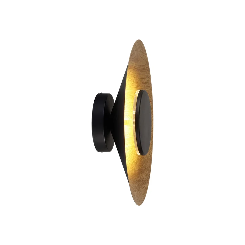 Mantra Orion Aplique LED 24W 3000K negro, madera, beige, marrón 8129