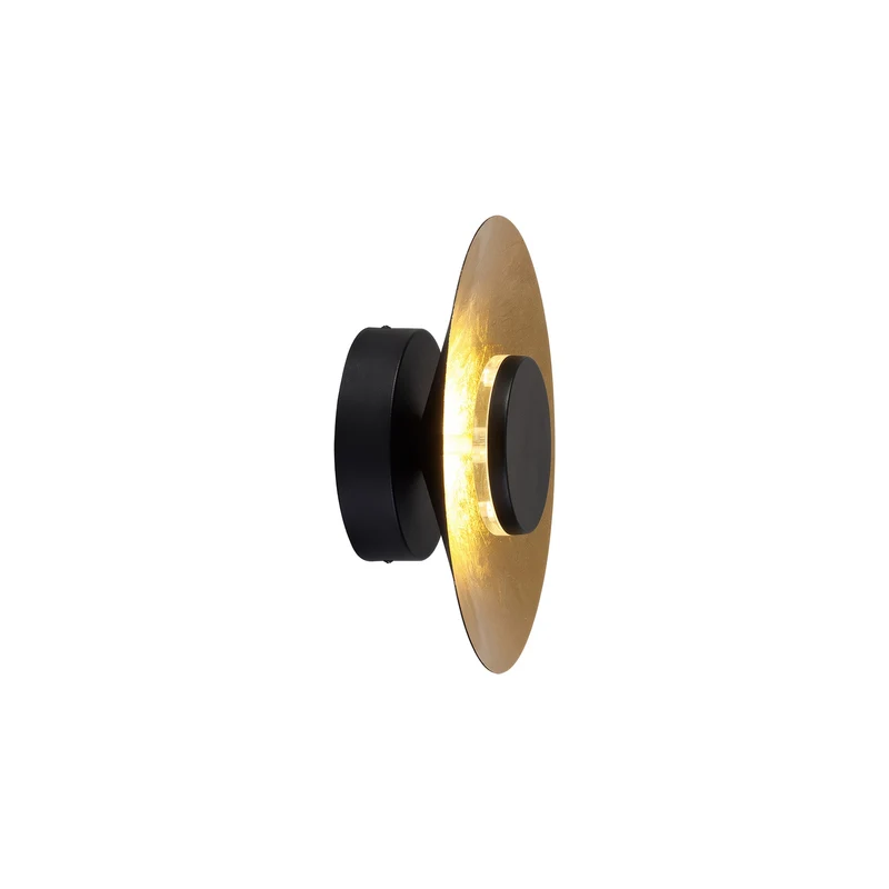 Mantra Orion Aplique LED 8W 3000K negro, dorado 8124