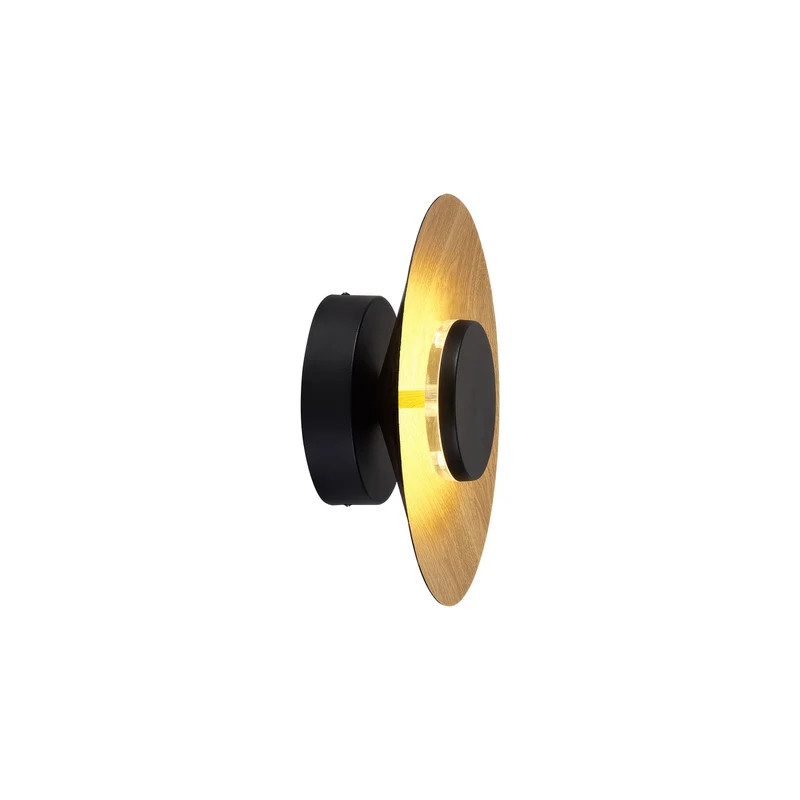 Mantra Orion Aplique LED 8W 3000K negro, madera, beige, marrón 8123