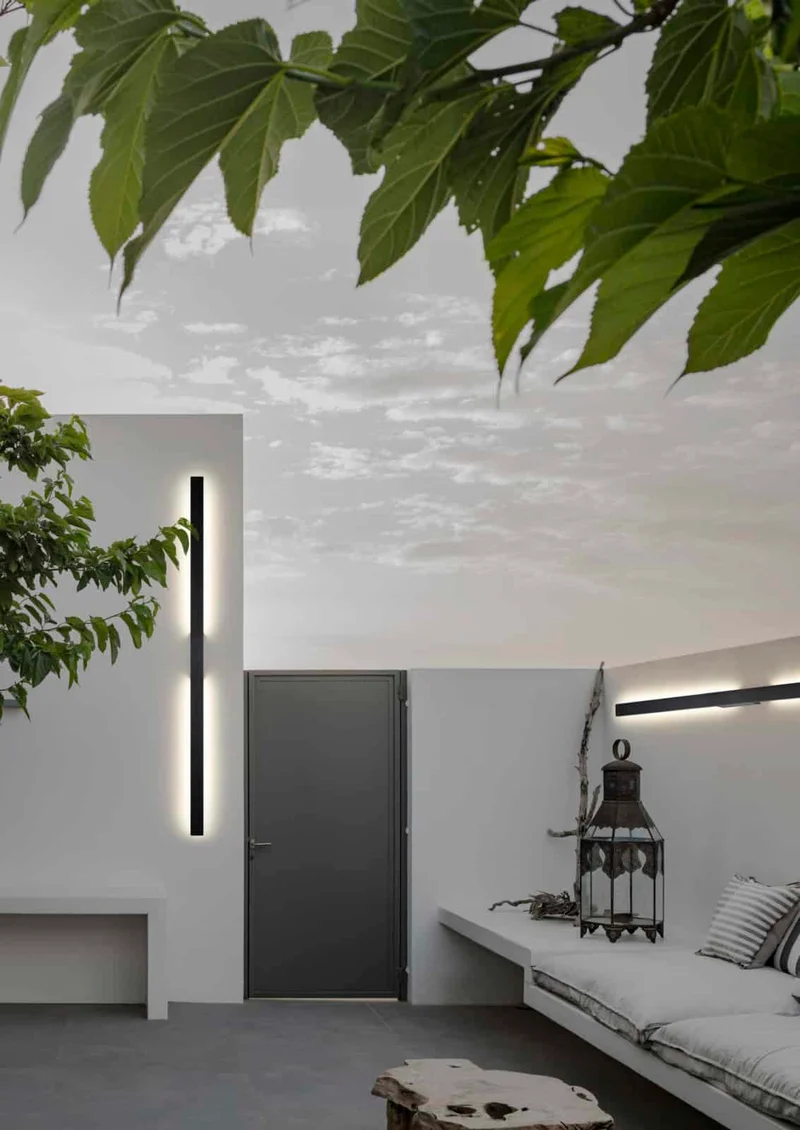 Mantra Lotus Aplique exterior LED IP54 gris oscuro 7991