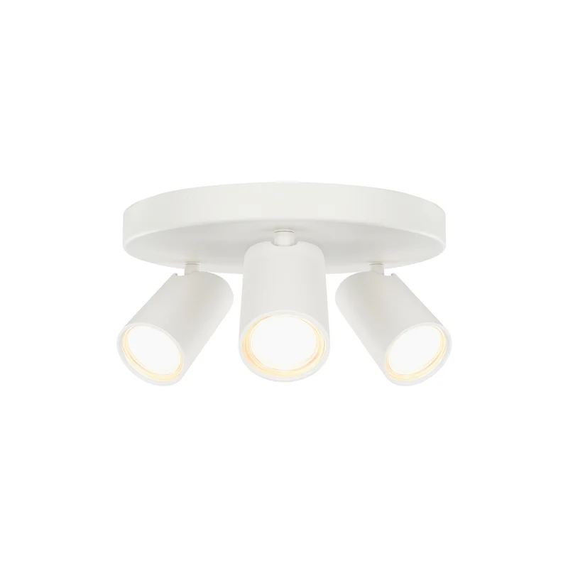 Mantra Sal Blanco Plafón GU10 3 luces blanco 7961