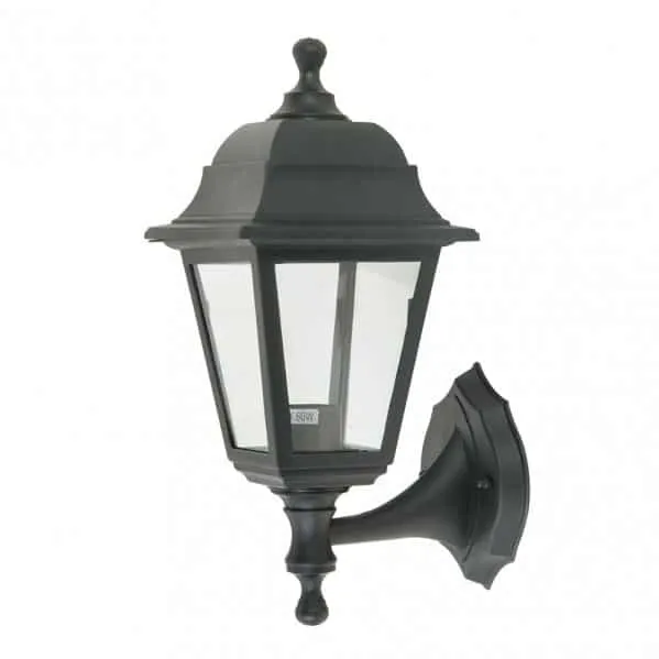 Fabrilamp Albahaca Aplique Exterior 1xe27 Negro Ip44 Policarbonato 35x15x19,7 Cm 125861009