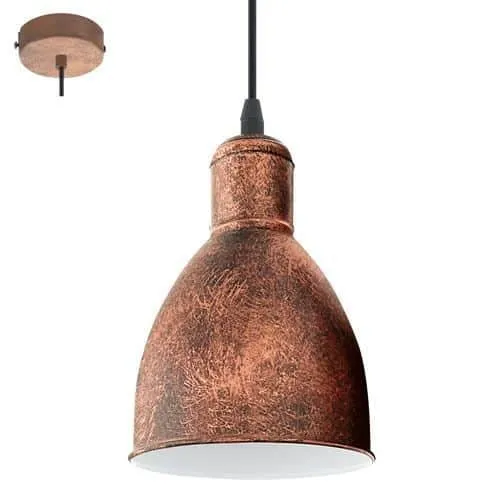 EGLO PRIDDY Lámpara colgante vintage 49492