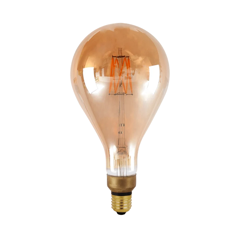 Mun Filamento 770627 Bombilla LED Globo Filamento Ambar E27 6W 2300K vintage