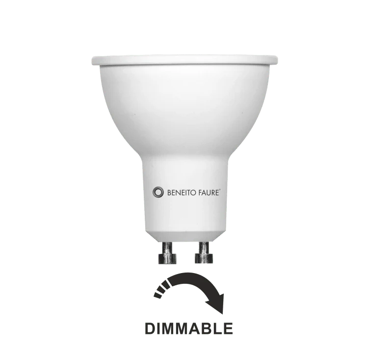 Beneito & Faure Dicroica 3492 Bombilla Dicroica LED 8W Dimable GU10 Cálida 60º