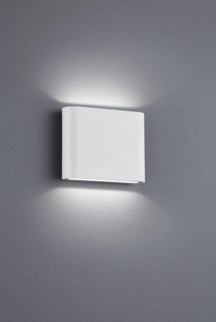 Aplique de exterior Trio Thames II LED 2 luces blanco mate 3000K arriba y abajo IP54 2