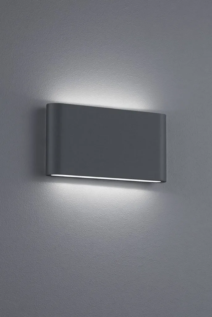 Aplique de exterior Trio Thames II LED 2 luces antracita 3000K arriba y abajo IP54 2