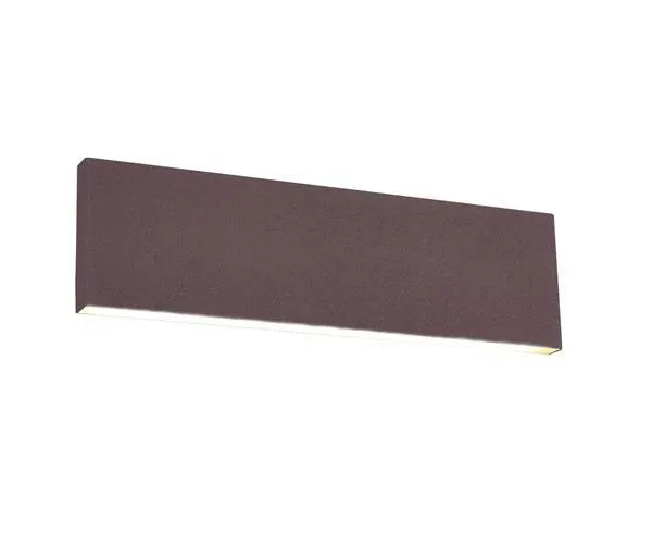 Aplique de pared Trio Concha LED 2 luces óxido 3000K regulable arriba y abajo 2