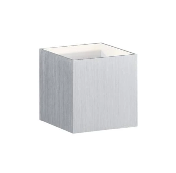 Aplique de pared Trio Louis LED aluminio pulido 3000K arriba y abajo 223310105 para salón y comedor