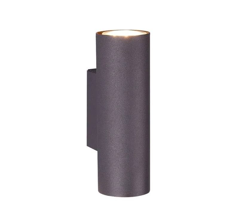 Aplique de pared Trio Marley 2 luces negro mate arriba y abajo 2