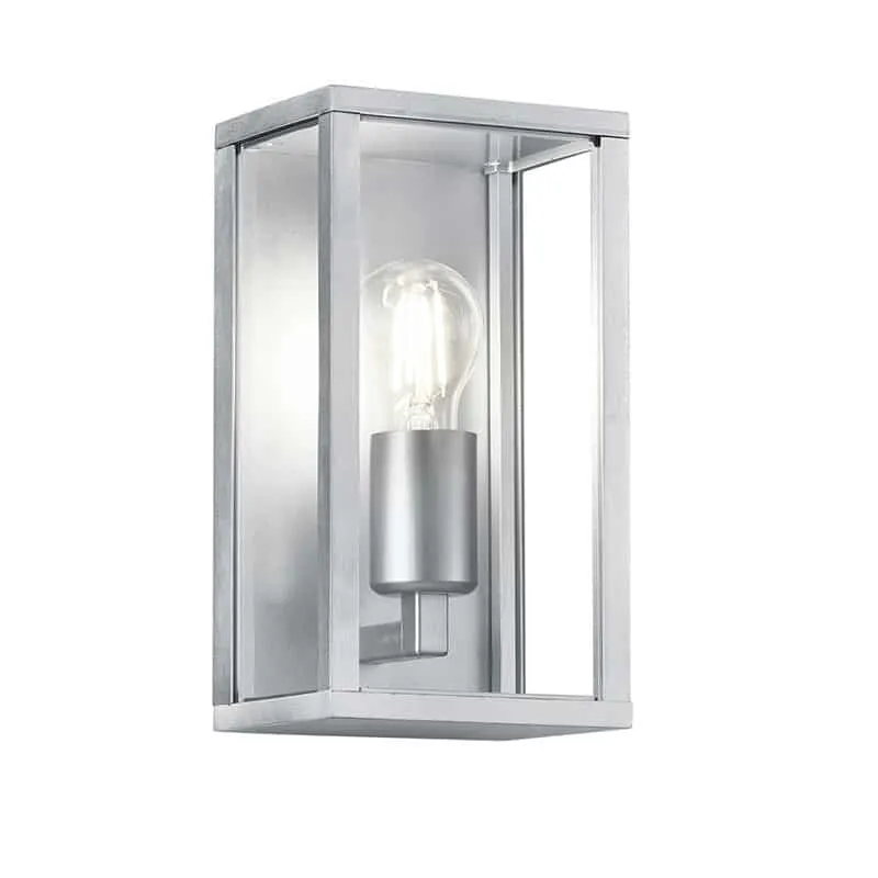 Trio Garonne Aplique de pared exterior de aluminio color zinc 2