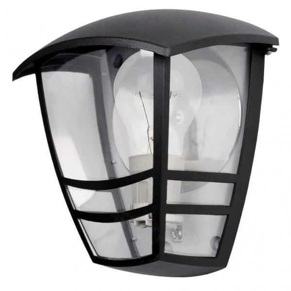 Fabrilamp Alnilan Aplique Exterior Aluminio 1xe27 Negro Ip44 20x17,5x13 Cm 150261109 para jardín