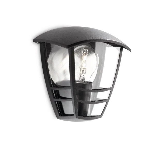 Aplique exterior Philips Creek 1 luz negro 15387-3016