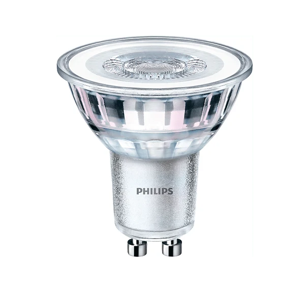 Bombilla LED dicroica Philips GU10 Classic 4,6W (50W) 3000K 36D