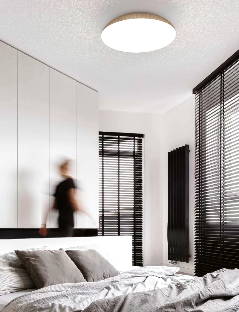 Mantra Kazz Plafón 6 Luces madera, beige, marrón 8136