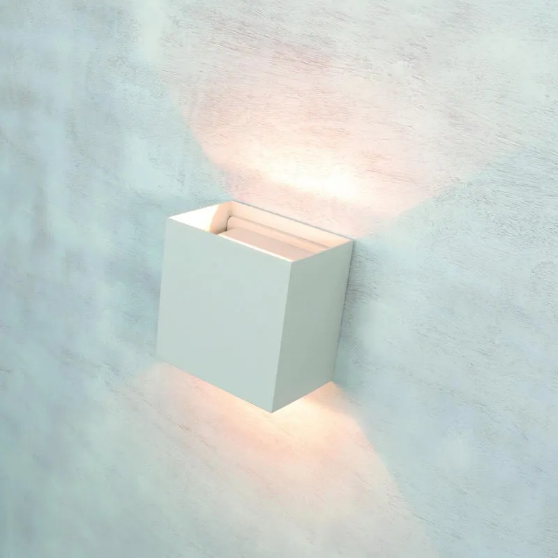 Mantra Davos Aplique exterior LED 4x6W 3000K IP54 beige, blanco 7816