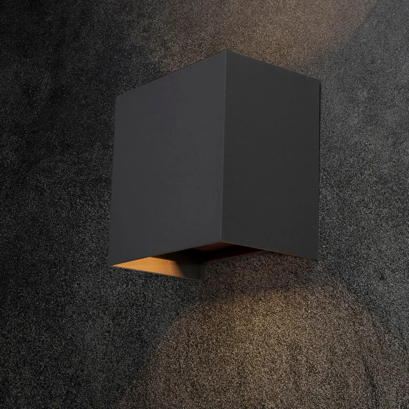 Mantra Davos Xl Aplique exterior LED 2*10W 4000K IP65 gris oscuro 7651