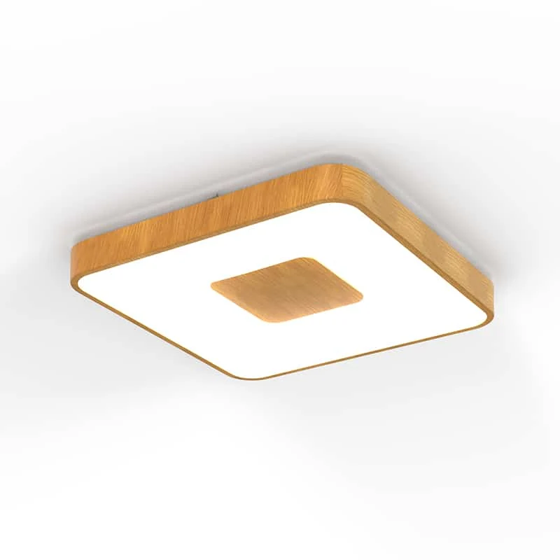 Mantra Coin Plafón LED 80W 2700K-5000K Control Remoto madera, beige, marrón 7921 para dormitorio y pasillo