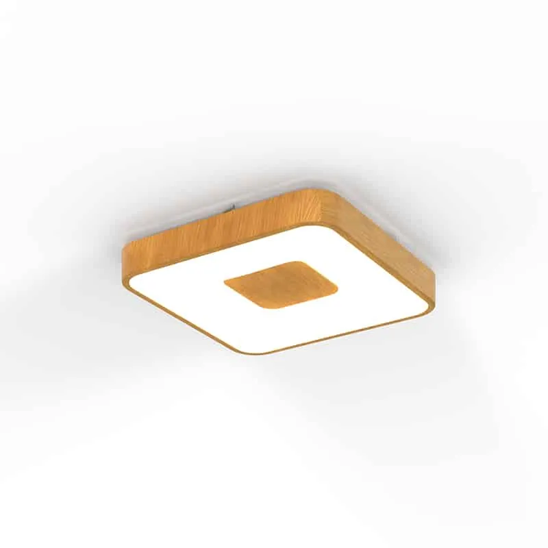 Mantra Coin Plafón LED 56W 2700K-5000K Control Remoto madera, beige, marrón 7924
