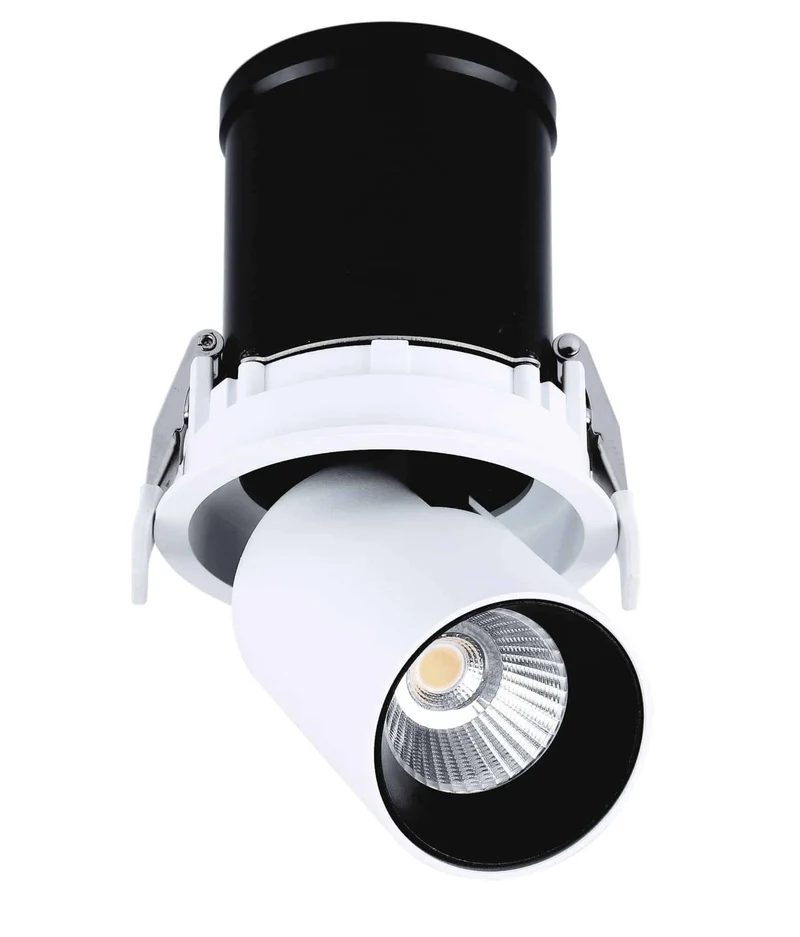 Mantra Garda Lámpara LED 12W blanco mate + negro 2700K 7830
