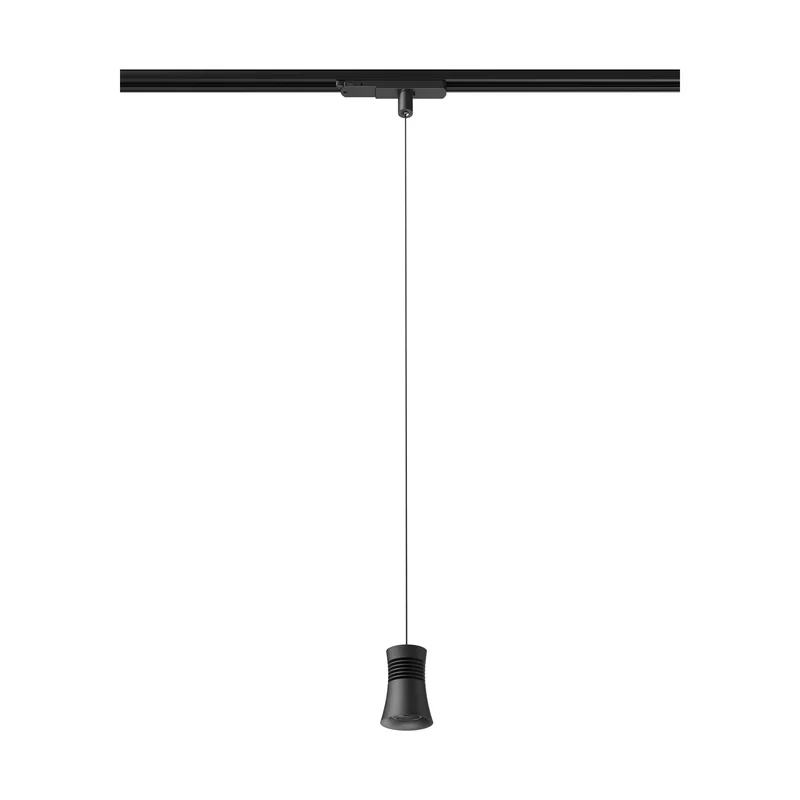 Mantra Pagoda Lámpara de techo colgante LED 12.5W 3000K Pista Trifásica negro 7782