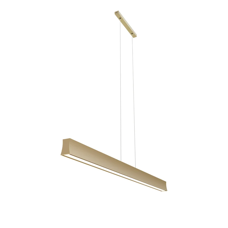 Mantra Hanok Lámpara de techo colgante lineal LED 38W 3000K beige 120cm 110º 7569