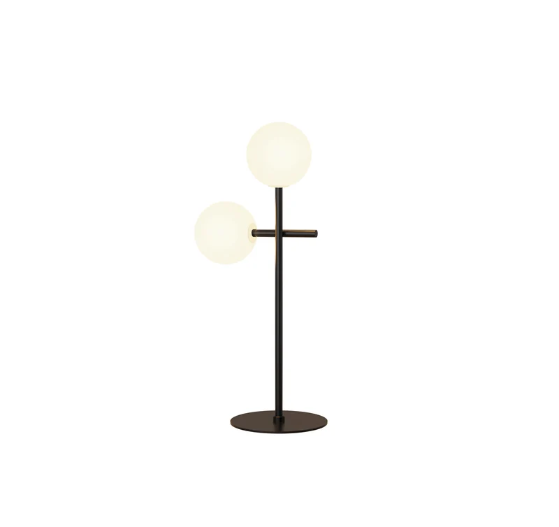 Mantra Cellar Sobremesa bolas 2 luces negro 7637