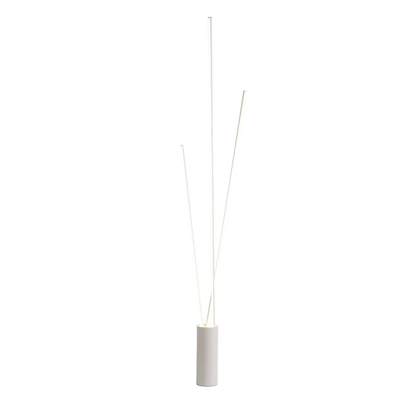 Mantra Vertical Lámpara de pie de salón LED 3000K regulable blanco 7347