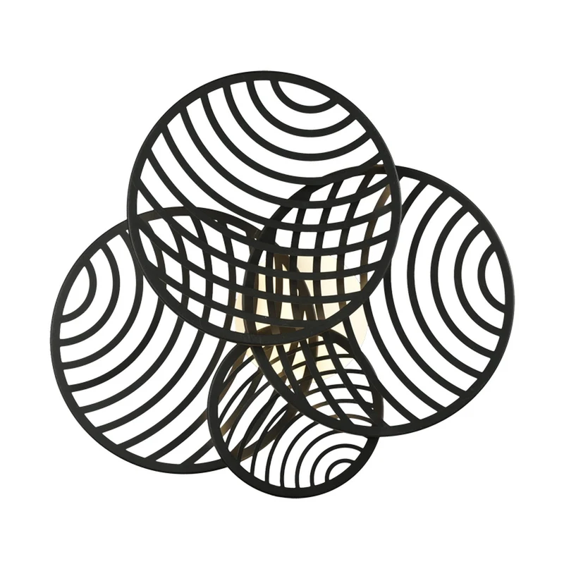 Mantra Collage Plafón LED negro 7230