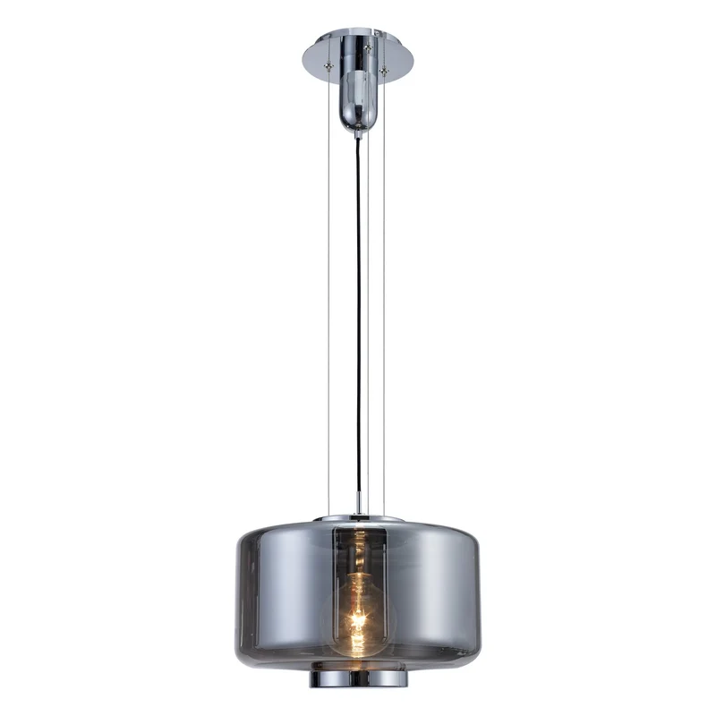 Mantra Jarras Lámpara de techo colgante cromo/grafito Ø40cm 6191