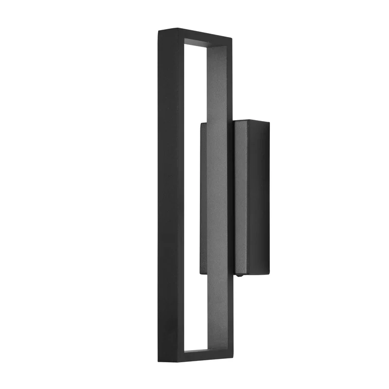 Mantra Durban Aplique LED negro 7175