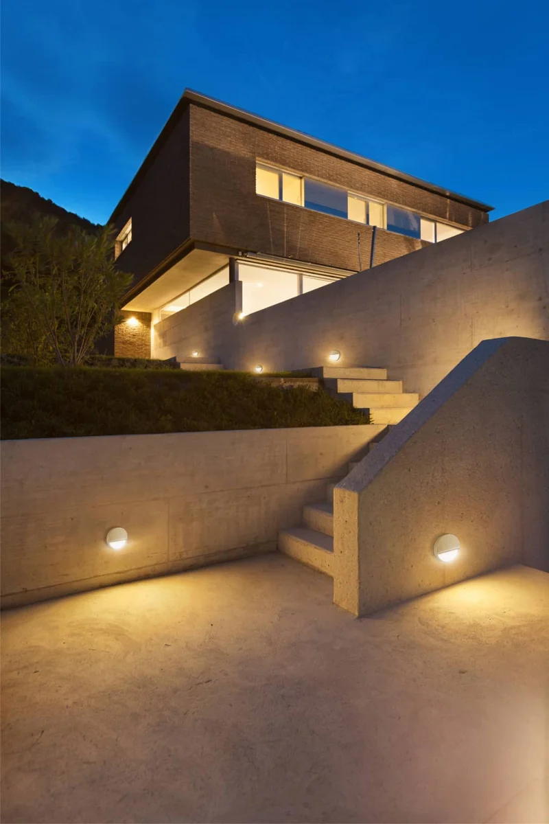 Mantra Baker Señalizador exterior LED IP54 gris oscuro 7017